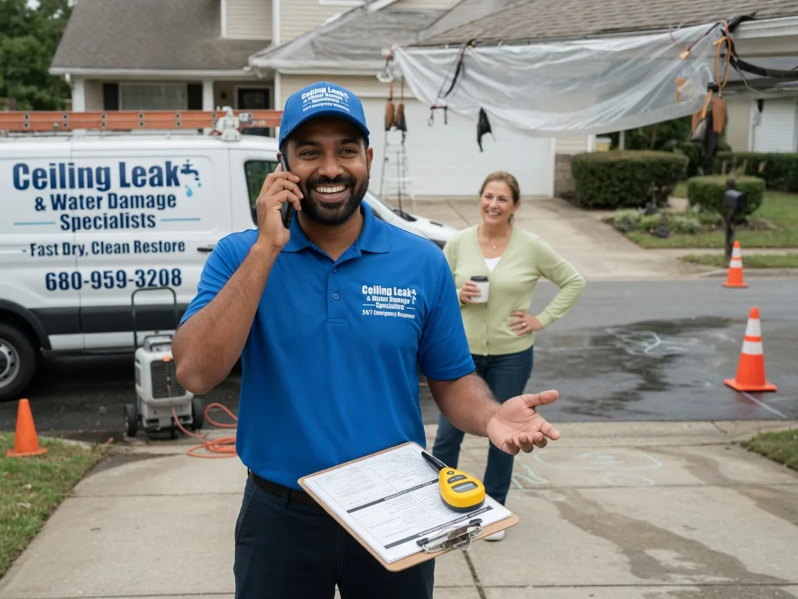 Ceiling Leak Cleanup Shoreham, VT FAQs